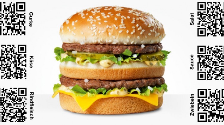 Gratis Big Mac Kostenlos QR Codes